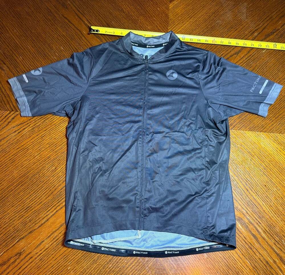 Pactimo Summit Aero Mesh Jersey Men's Black Cycling Jersey